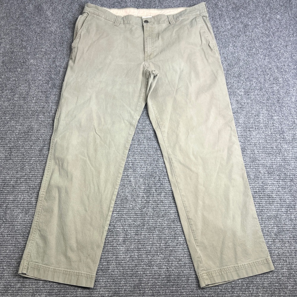 Columbia Mens Regular Fit Utility Pants Sage Green 40x30 Cotton Stretch Hiking